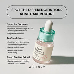 Lozmetics Axis-Y Spot The Difference Belmish Treatment AXIS-Y Acne Acne & Blemish Control Acne Treatment ALL BRANDS All Skin Types AXIS-Y Blemish Treatment Even Skin Tone Flawless Skin Lightweight Preventative Care Refreshing Skincare sensitive Skin Skin-Friendly Skincare Skincare Booster Soothing