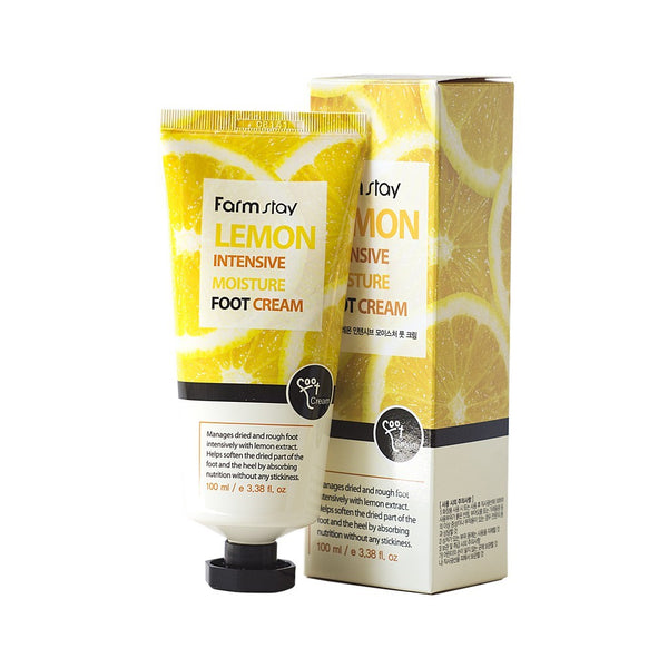 Lozmetics Farm stay Lemon Intensive Moisture Foot Cream Farm Stay Dry Foot Care Farm Stay Foot Care Foot Moisturizer Revitalizing Foot Treatment