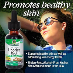 Nature's Answer Licorice Root 2000mg Fluid Extract Drops For Digestive Health, 30ml