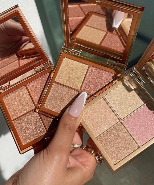 Lozmetics Ever Beauty Glow Obsessions Mini Face Palete Ever Beauty Beauty Blush Blush & Bronze Blush Palette blusher Ever Beauty Face Makeup Face Palette Highlight Palette highlighter Highlighter & Blush Palette Highlighting