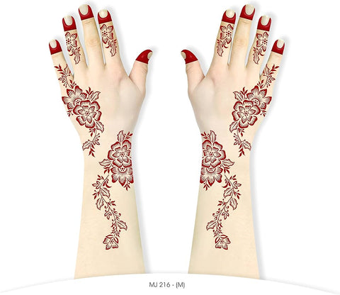 Lozmetics Majarat Henna Sticker Medium Majarat Henna Majarat Tattoo