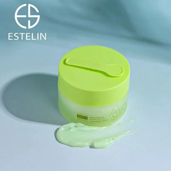 Lozmetics ESTELIN 3 IN 1 AVOCADO CLEANSING BALM Estelin cleaner Cleansers & Face Wash estelin face Face Makeup make up Makeup Makeup Removal Makeup Remover