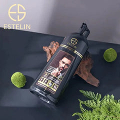 Lozmetics Estelin Collagen & Argan Oil Hair Color Shampoo - Natural Black Estelin estelin hair hair care hair color إستلِن العناية بالشعر تقوية تكييف تلوين الشعر زيت الأرغان شامبو تلوين الشعر كولاجين