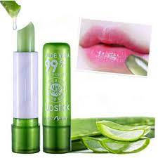 Lozmetics Aishali Alovera Soothing Gel piece Aishali Aloe Vera Lip Moisturizing Lip Stick lips